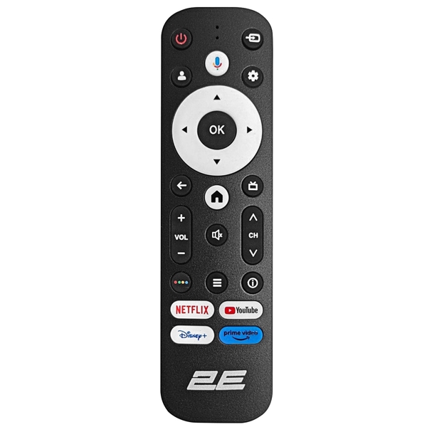 ტელევიზორი 2E 2E-43A77Q, 43", Smart TV, 4K UHD, USB, HDMI, LAN, BT, WIFI, Black