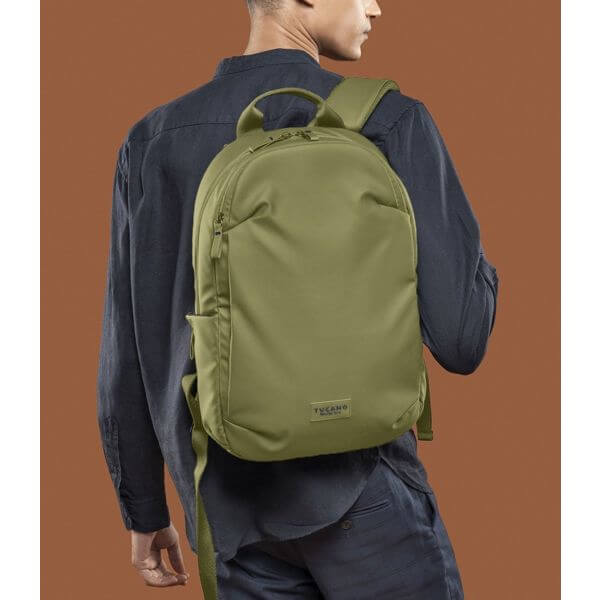 ნოუთბუქის ჩანთა Tucano BKLAS15-VM Lazer, 16", Backpack, Green