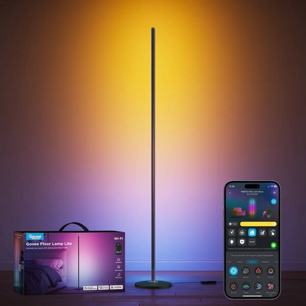 ტორშერი Govee H8076C13 H8076, WIFI, Bluetooth, Floor Lamp Lite, Black