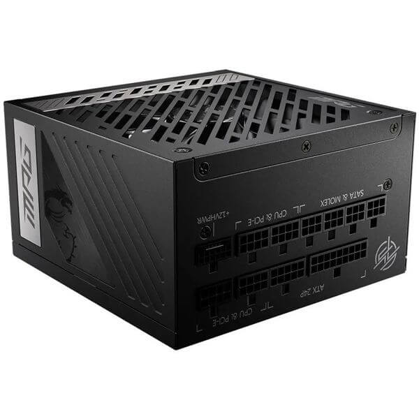 კვების ბლოკი MSI 306-7ZP7B11-CE0 MPG A850G PCIE5, 850W, 80 PLUS Gold, Power Supply, Black