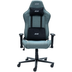 2E GAMING Chair BUSHIDO Lite, fabric, 2D-Armrests, dark green