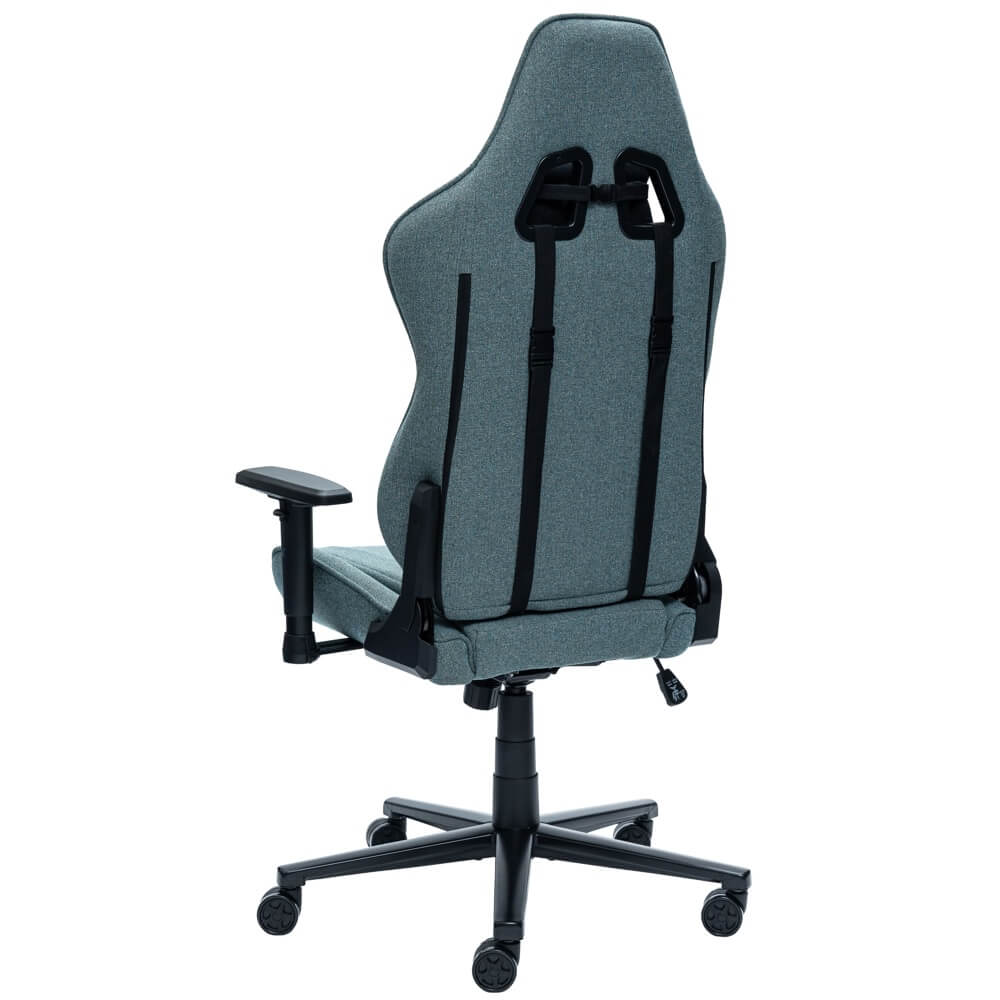 2E GAMING Chair BUSHIDO Lite, fabric, 2D-Armrests, dark green