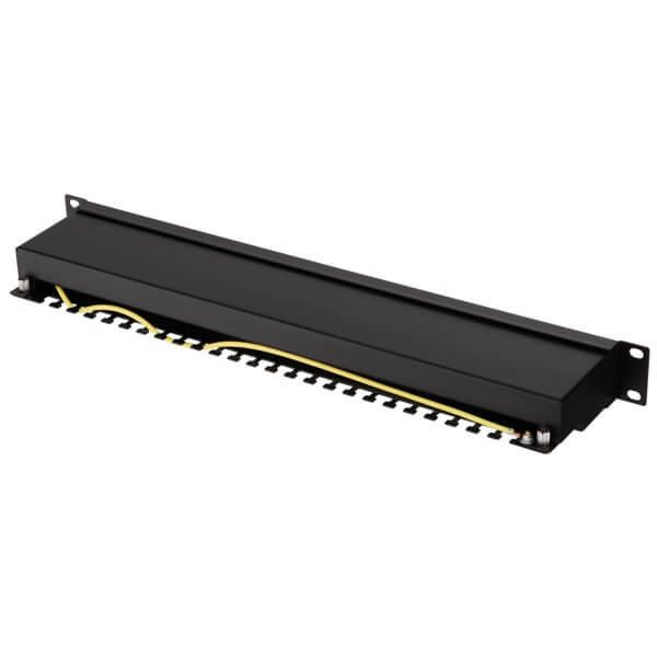 პაჩ პანელი 2E 2E-PPNL6E-FTP-24, FTP cat6, 24port, Patch Panel, Black