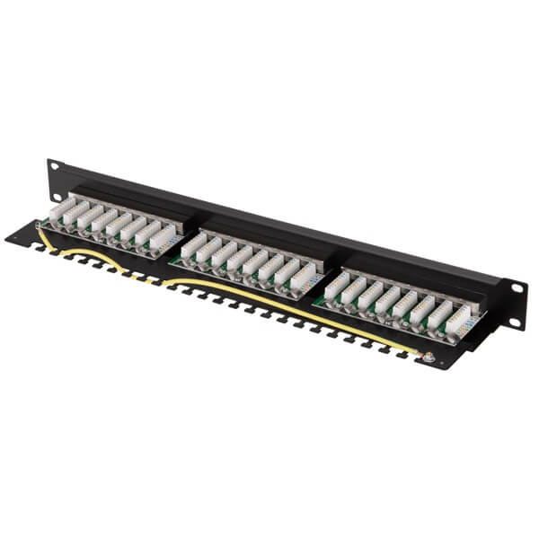 Patch Panel 2E 2E-PPNL5E-FTP-24, FTP cat5e, 24port, Black