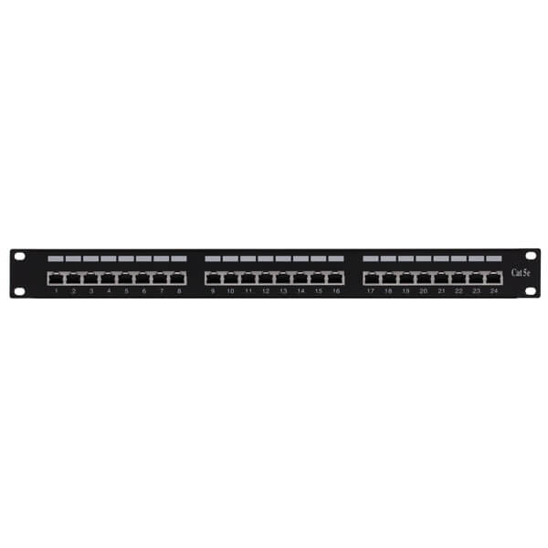 Patch Panel 2E 2E-PPNL5E-FTP-24, FTP cat5e, 24port, Black