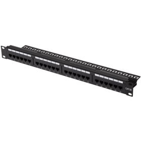 პაჩ პანელი 2E 2E-PPNL5E-UTP-24, UTP cat5e, 24 Port, Patch Panel, Black