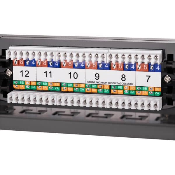 Patch Panel 2E 2E-PPNL5E-UTP-24, UTP cat5e, 24 Port, Black
