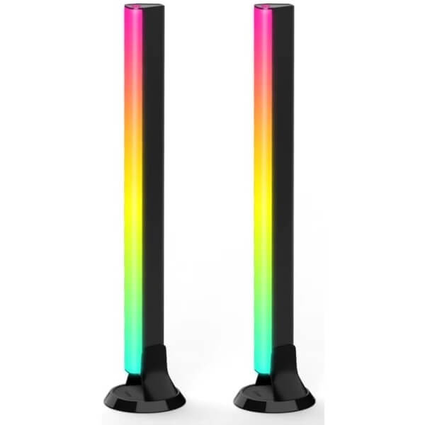 დეკორატიული განათება Govee H6046311 Flow Plus RGBIC, WiFi, Bluetooth, Light Bars, Black