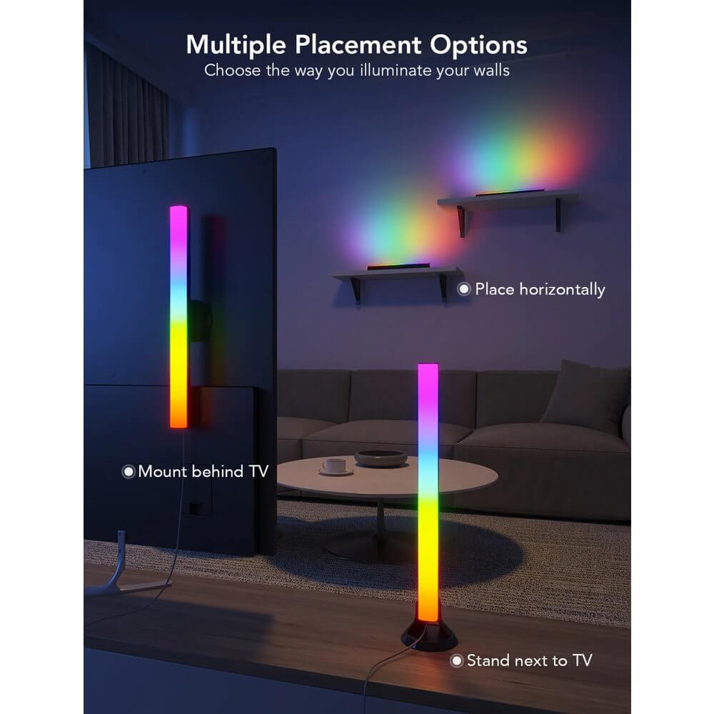 Light Bars Govee H6046311 Flow Plus RGBIC, WiFi, Bluetooth, Black