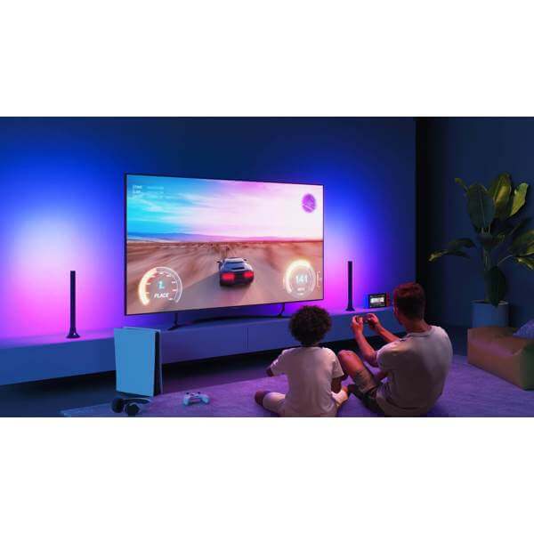 დეკორატიული განათება Govee H6046311 Flow Plus RGBIC, WiFi, Bluetooth, Light Bars, Black