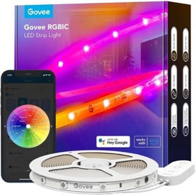 ჭკვიანი LED განათება Govee H612ACD1 S, 5M, WiFi, Bluetooth, LED Strip Light, White