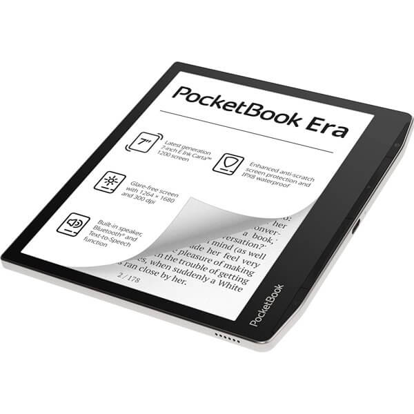 E-Book Reader PocketBook PB700-U-16-WW 700 Era, 7", 1GB, 16GB, WiFi, Bluetooth, Stardust Silver