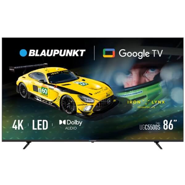 ტელევიზორი Blaupunkt 86UGC5500, 86", 4K UHD, BT, Black