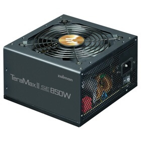 კვების ბლოკი Zalman ZM850-TMX2SE Teramax II SE, 850W, 80 Plus Gold, Power Supply, Black