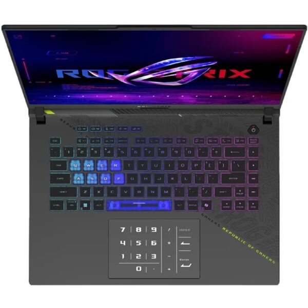 Notebook Asus G614PR-RV007 ROG Strix G16, 16", Ryzen 9-8940HX, 16GB, 1TB SSD, RTX5070 TI 16GB, Eclipse Gray