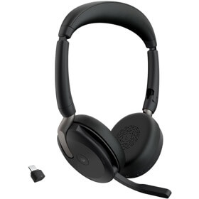 ყურსასმენი Jabra 26699-999-899 Evolve2 65 Flex, Headset, Wireless, Bluetooth, Type-C, Black