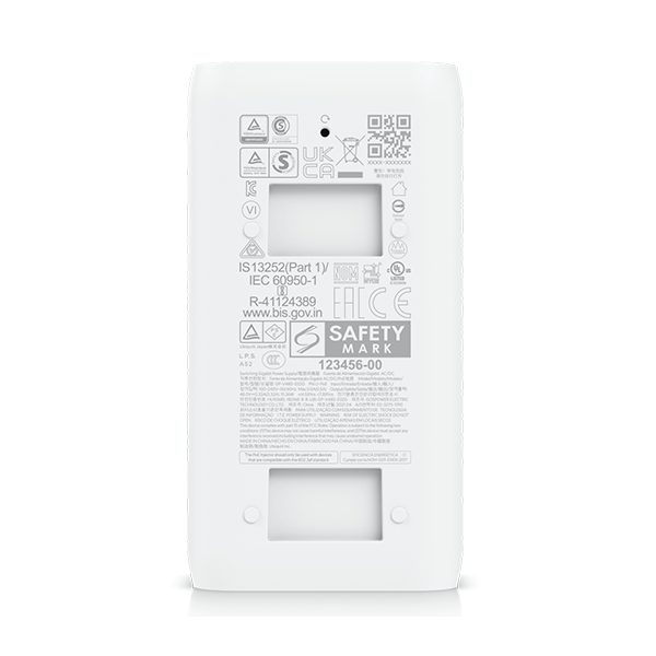 PoE Injector Ubiquiti U-POE-af-EU, White