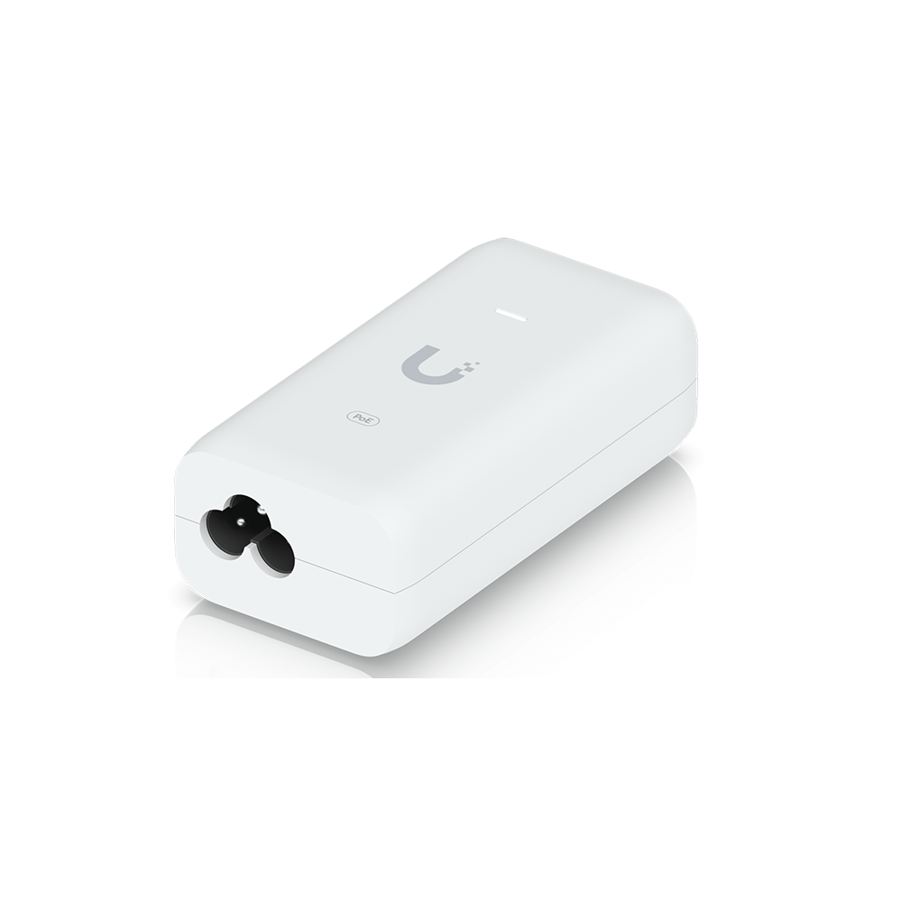 PoE გარდამქმნელი Ubiquiti U-POE-af-EU, PoE Injector, White
