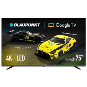 ტელევიზორი Blaupunkt 75UGC5500, 75", 4K UHD, HDMI, USB, LAN, BT, Black