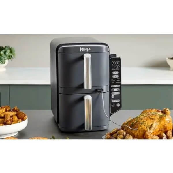 აეროგრილი Ninja SL451EU, 2470W, 9.5L, Air Fryer, Grey