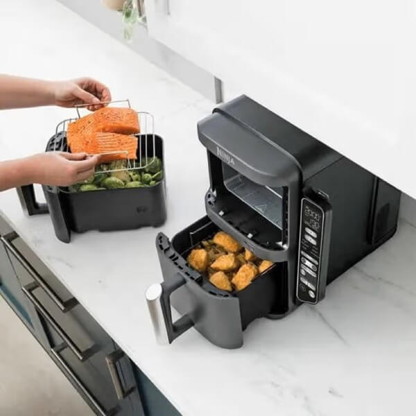 აეროგრილი Ninja SL451EU, 2470W, 9.5L, Air Fryer, Grey