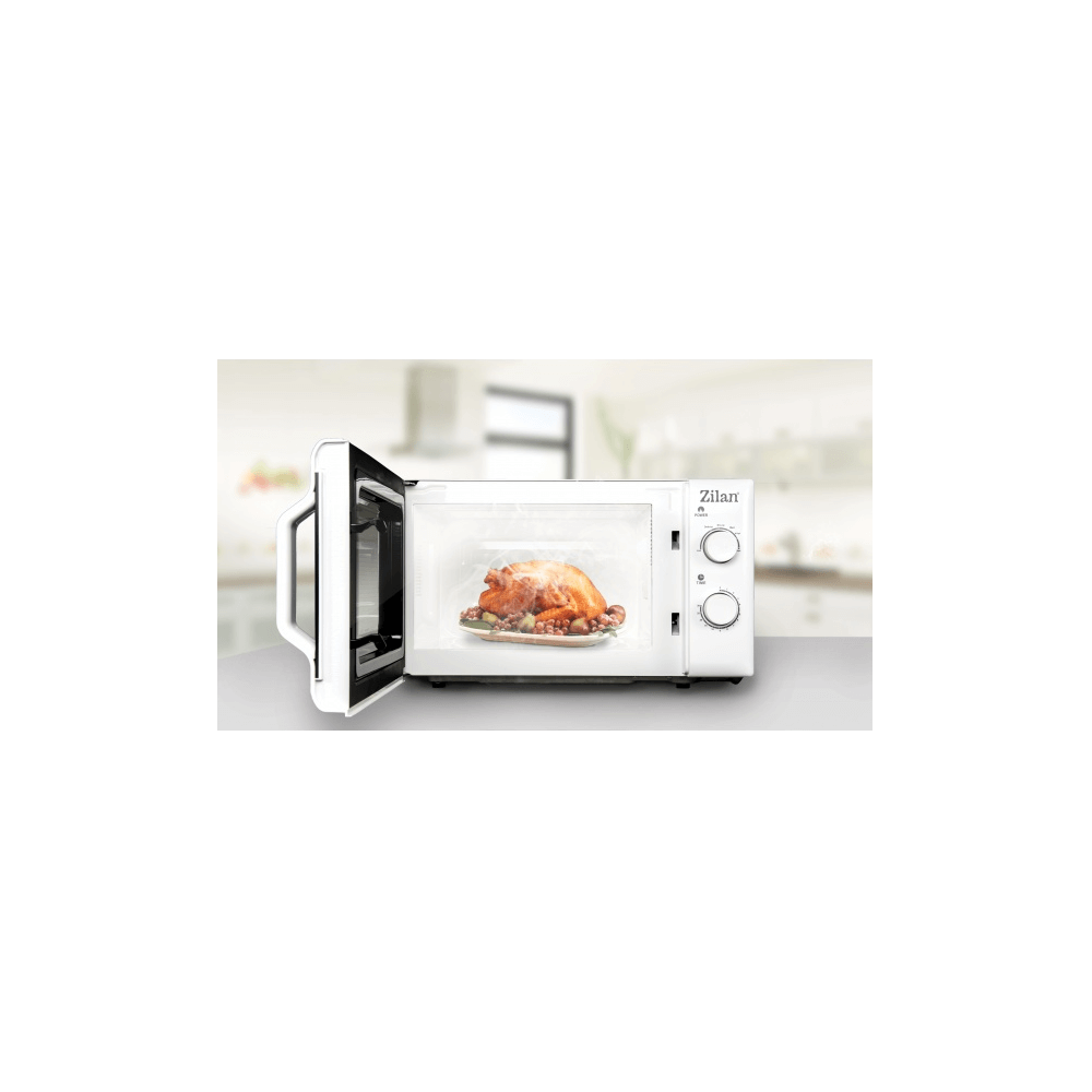 მიკროტალღური ღუმელი Zilan ZLN1174, 700W, 20L, Microwave Oven, White