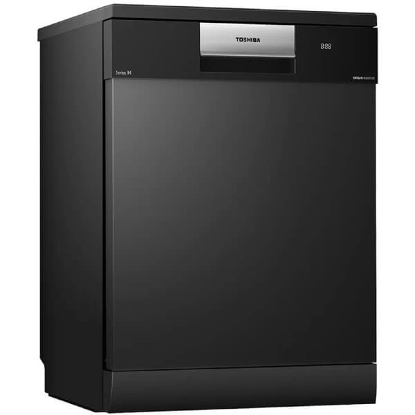 ჭურჭლის სარეცხი მანქანა Toshiba DW-14F7(B)-CIS, C, 44dB, Dishwasher, Black