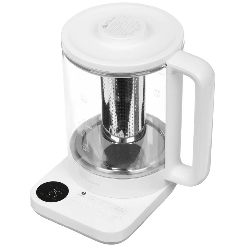 ელექტრო ჩაიდანი Xiaomi MJDGNYSH04DEM, 800W, 1.5L, Electric Kettle, White