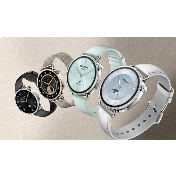 Smart Watch Xiaomi bhr07vugl M2502W1 Watch S4, 1.32", Bluetooth,  5ATM Waterproof, White