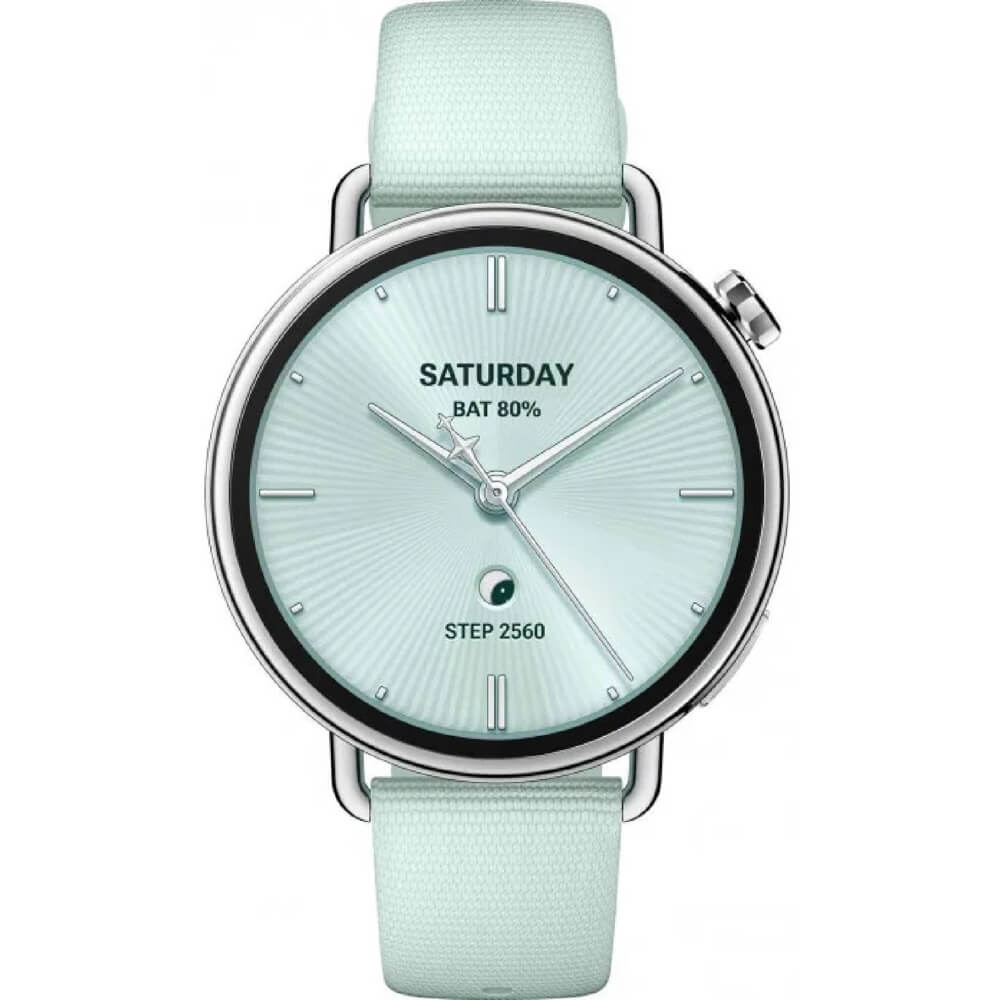 Smart Watch Xiaomi bhr080cgl M2502W1 Watch S4, 1.32", Bluetooth, 5ATM Waterproof, Mint Green