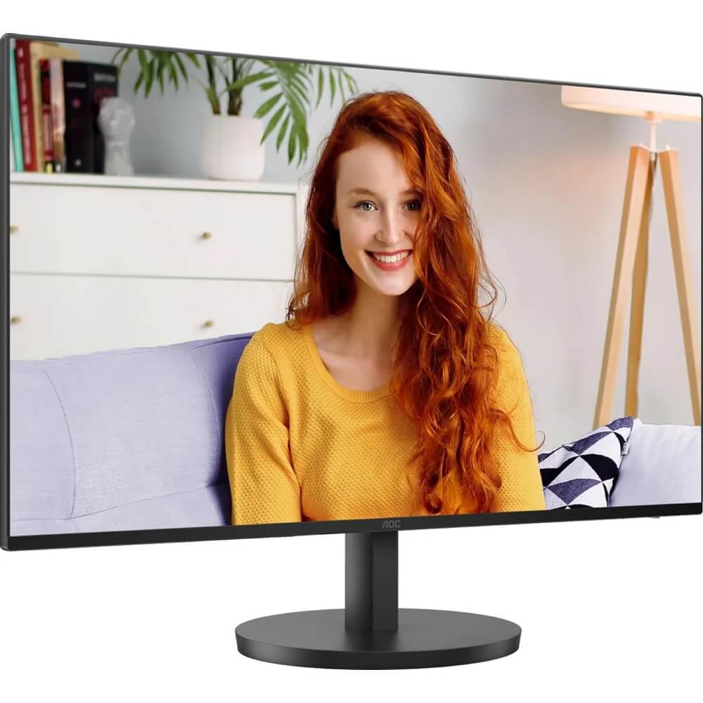 მონიტორი AOC 24b3ha2/01, 23.8", Monitor, FHD, IPS, HDMI, VGA, Black