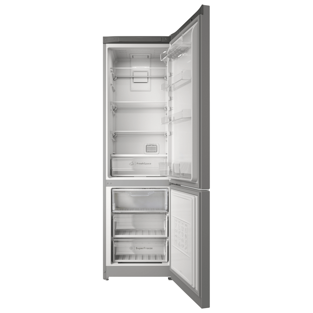 Refrigerator Indesit ITS 5200 G, 352l, A, 40Db, NO FROST, Silver