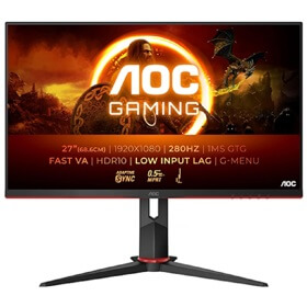 მონიტორი AOC 27G2ZN3/BK, 27", Monitor, FHD, VA, HDMI, DP, 3.5mm, Black