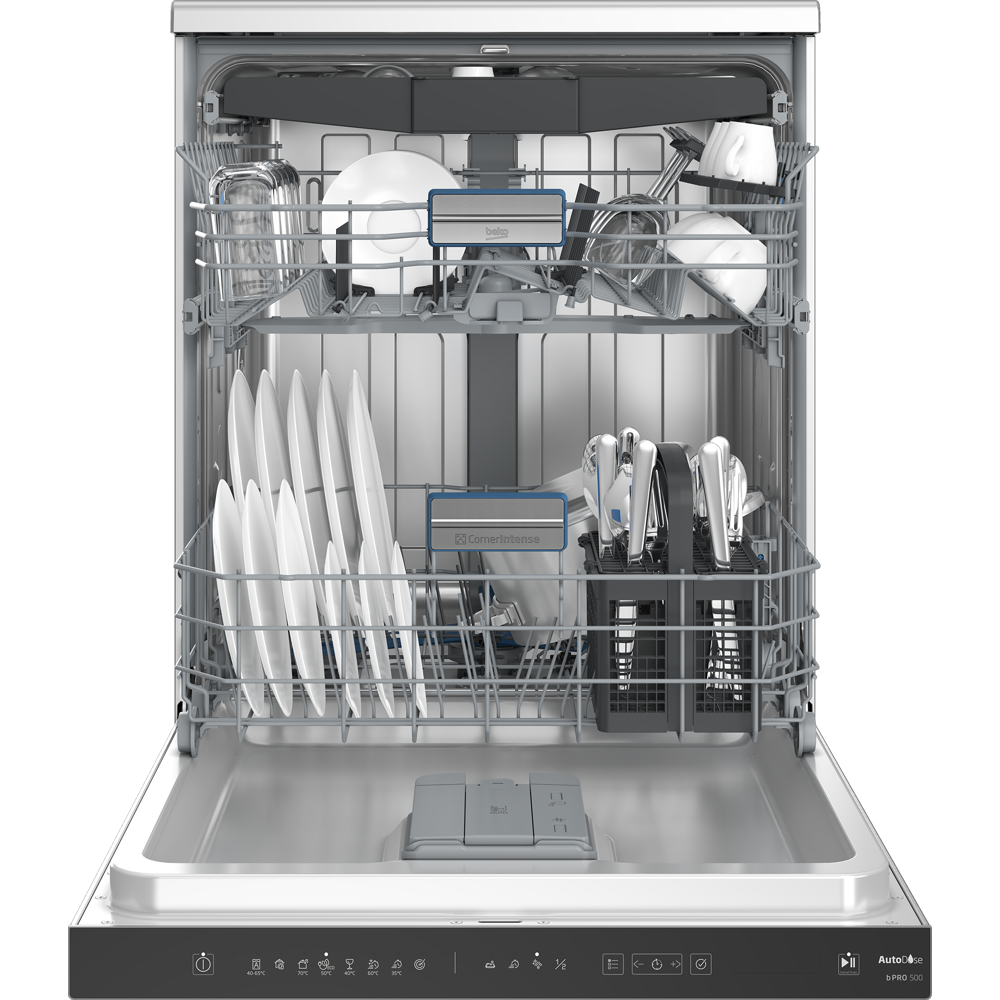 Dishwasher Beko BDEN48522X, A++, 44dB, Pearl Inox