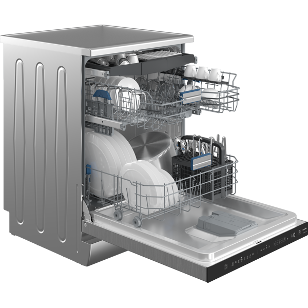 ჭურჭლის სარეცხი მანქანა Beko BDEN48522X, A++, 44dB, Dishwasher, Pearl Inox