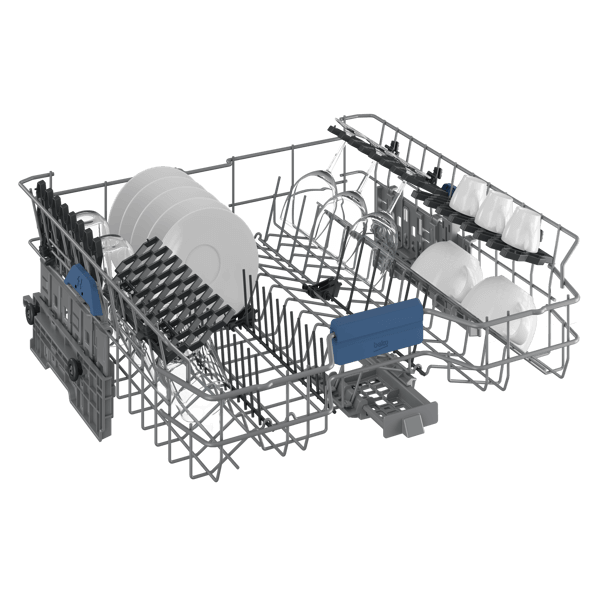 ჭურჭლის სარეცხი მანქანა Beko BDEN48522X, A++, 44dB, Dishwasher, Pearl Inox