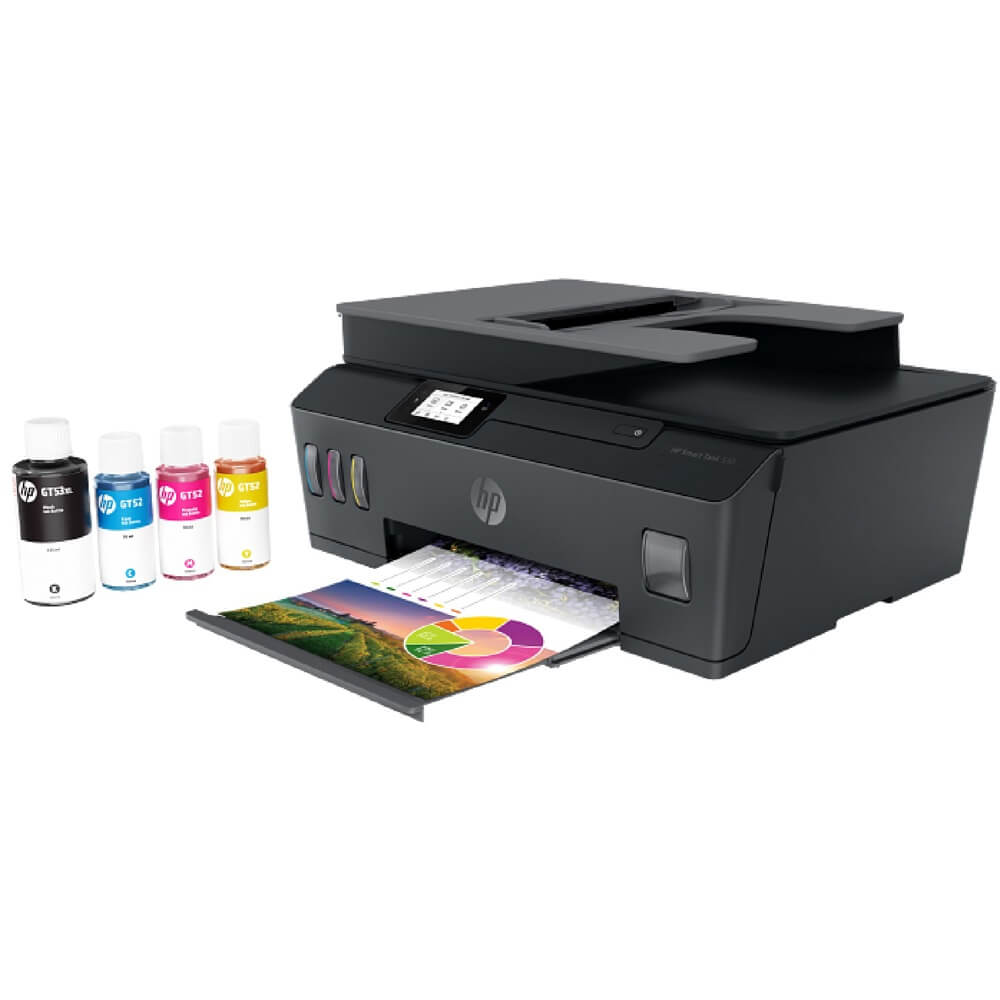 Printer HP 4sb24a Smart Tank 530 AiO, Color, MFP, A4, WiFi, USB, Black