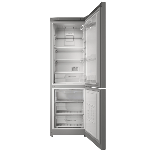 Refrigerator Indesit ITS 5180 G, 326L, A, 40Db, No Frost, Silver