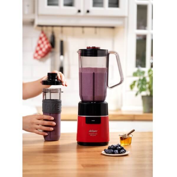 ბლენდერი Arzum AR1174-K, 500W, 1L, Blender, Red