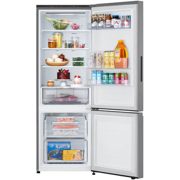 Refrigerator LG LBB389FLDM.APYQMER, 335L, A+, Silver