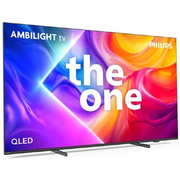 ტელევიზორი Philips 75PUS9010/12 Ambilight QLED, 75", 4K UHD, Smart TV, USB, HDMI, BT, WIFI, Black 