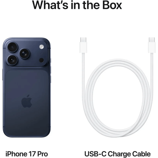 Mobile Phone Apple iPhone 17 Pro, 12GB, 512GB, ESIM Only, 5G, NFC, Deep Blue