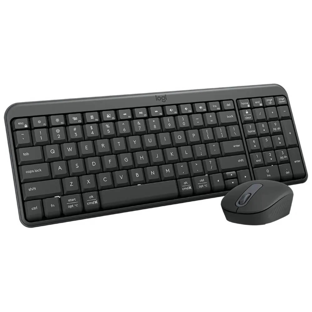 Keyboard and Mouse Combo Logitech L920-013853 MK250, Wireless, Bluetooth, Black