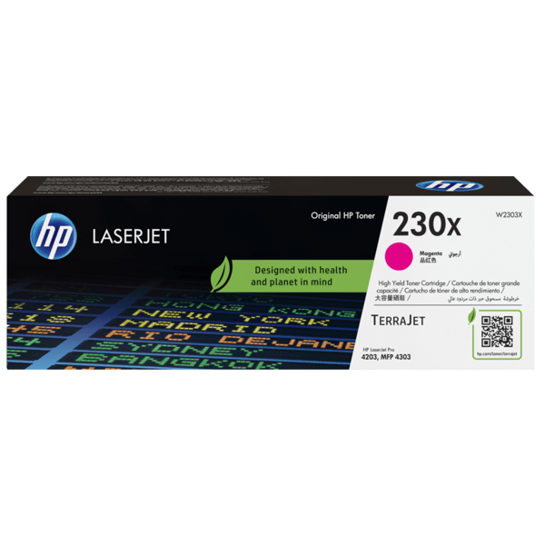 Toner Cartridge HP W2303X 230X Original LaserJet, 5500P, Magenta