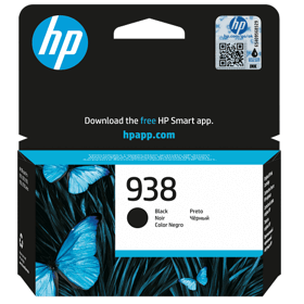 კარტრიჯი HP 4S6X8PE 938 Original, Ink Cartridge, 1250P, Black