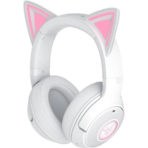ყურსასმენი Razer RZ04-04860600-R3M1 Kraken Kitty V2, Headset, Wireless, Bluetooth, White