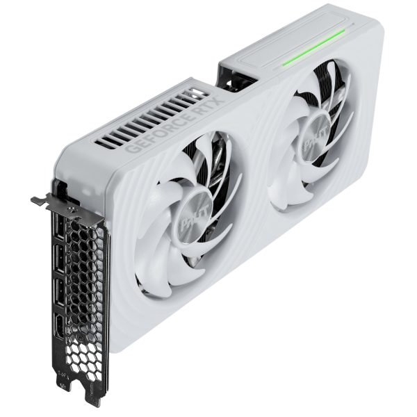 Graphic Card Palit NE7506TU19T1-GB2061M, RTX5060Ti WHITE OC, 16GB, 128Bit, HDMI, DP, White