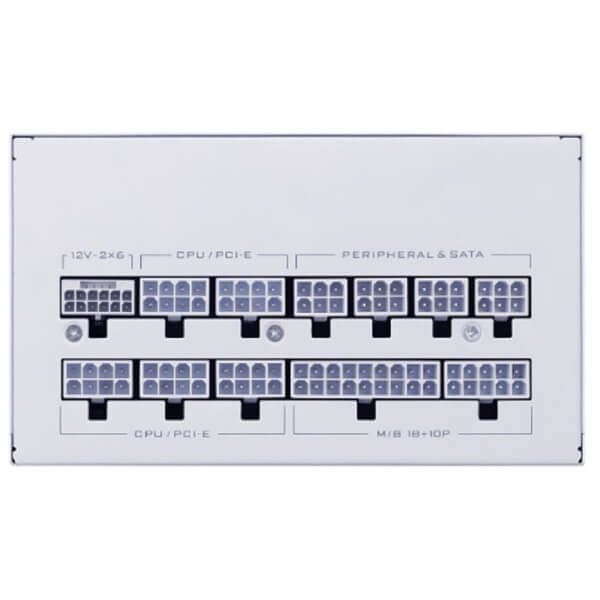 კვების ბლოკი LIAN LI G9P.SX1000P.W000.EU SX 1000P, 1000W, 80 PLUS Platinum, Power Supply, White