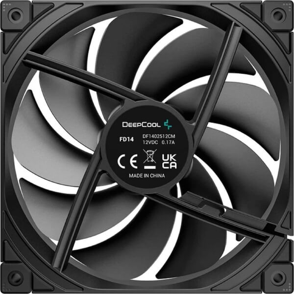 Case Fan Deepcool R-FD14-BKNPN1-G FD14, 140mm, 1650RPM, Black