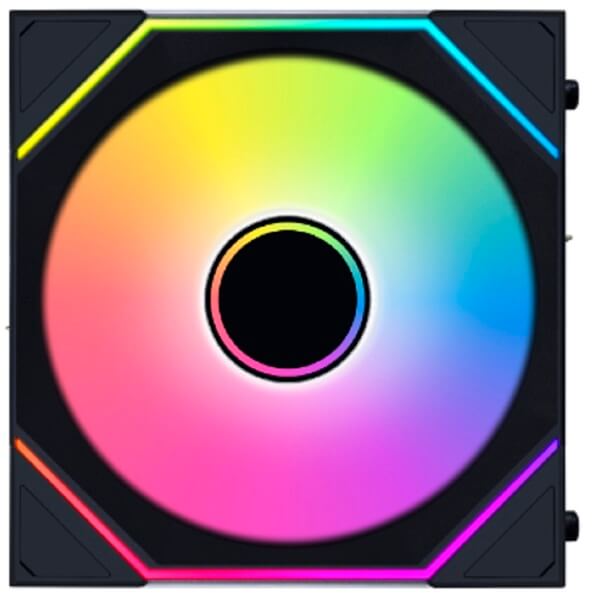 ქულერი LIAN LI G99.12RSLIN1W1B.00 UNI FAN SL-INF Wireless REVERSE Blade, 120mm, 1500RPM, Case Fan, Black